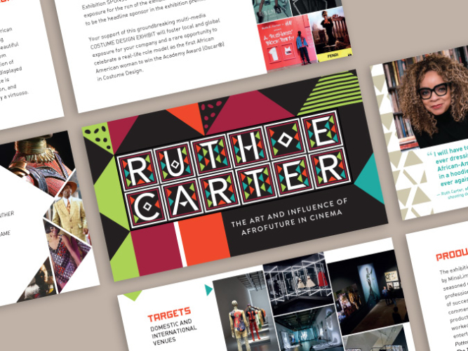 Ruth Carter Exhibition Sponsorship Deck